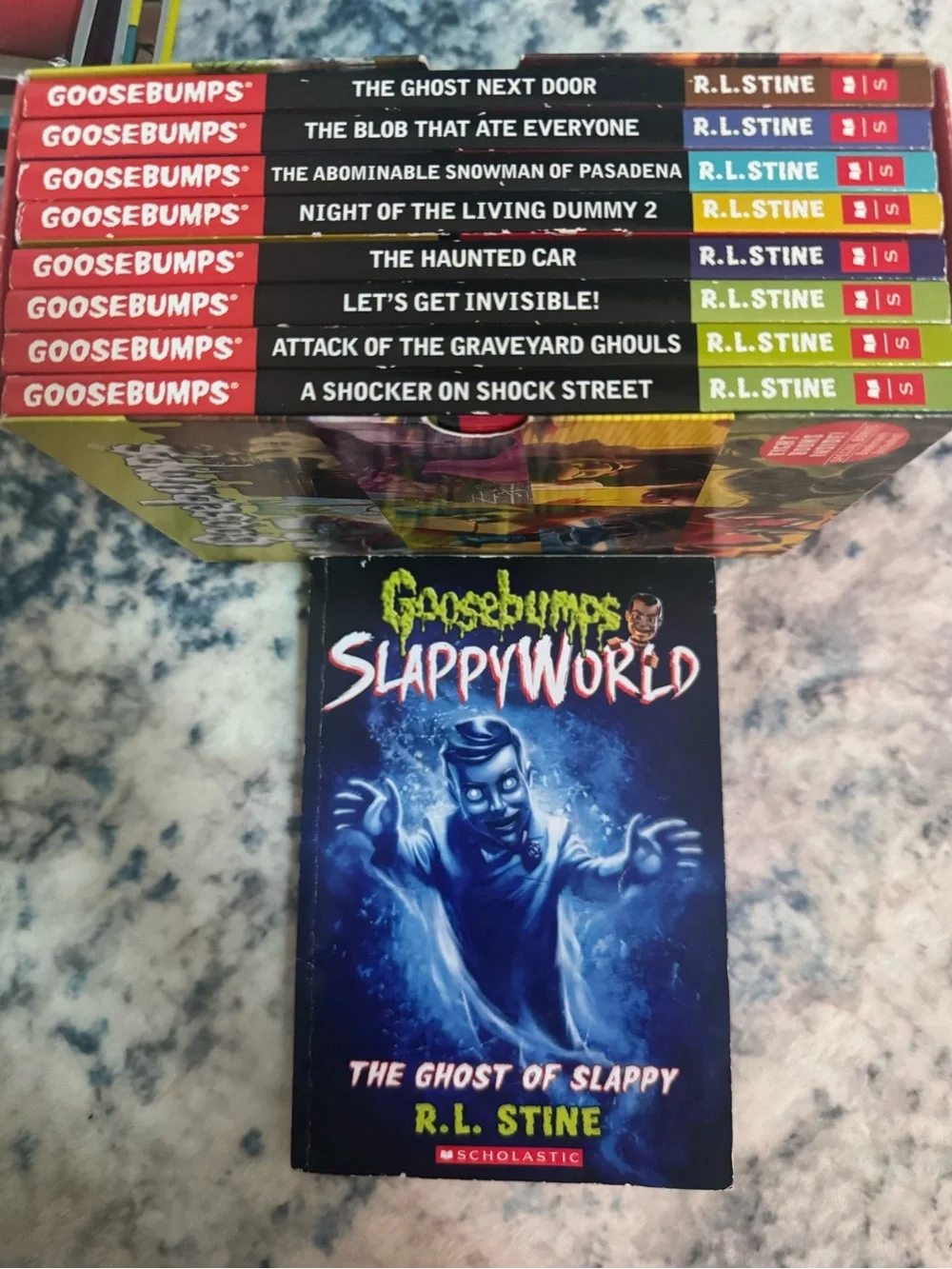 Goosebumps Box Set & SlappyWorld Book - paperbacks